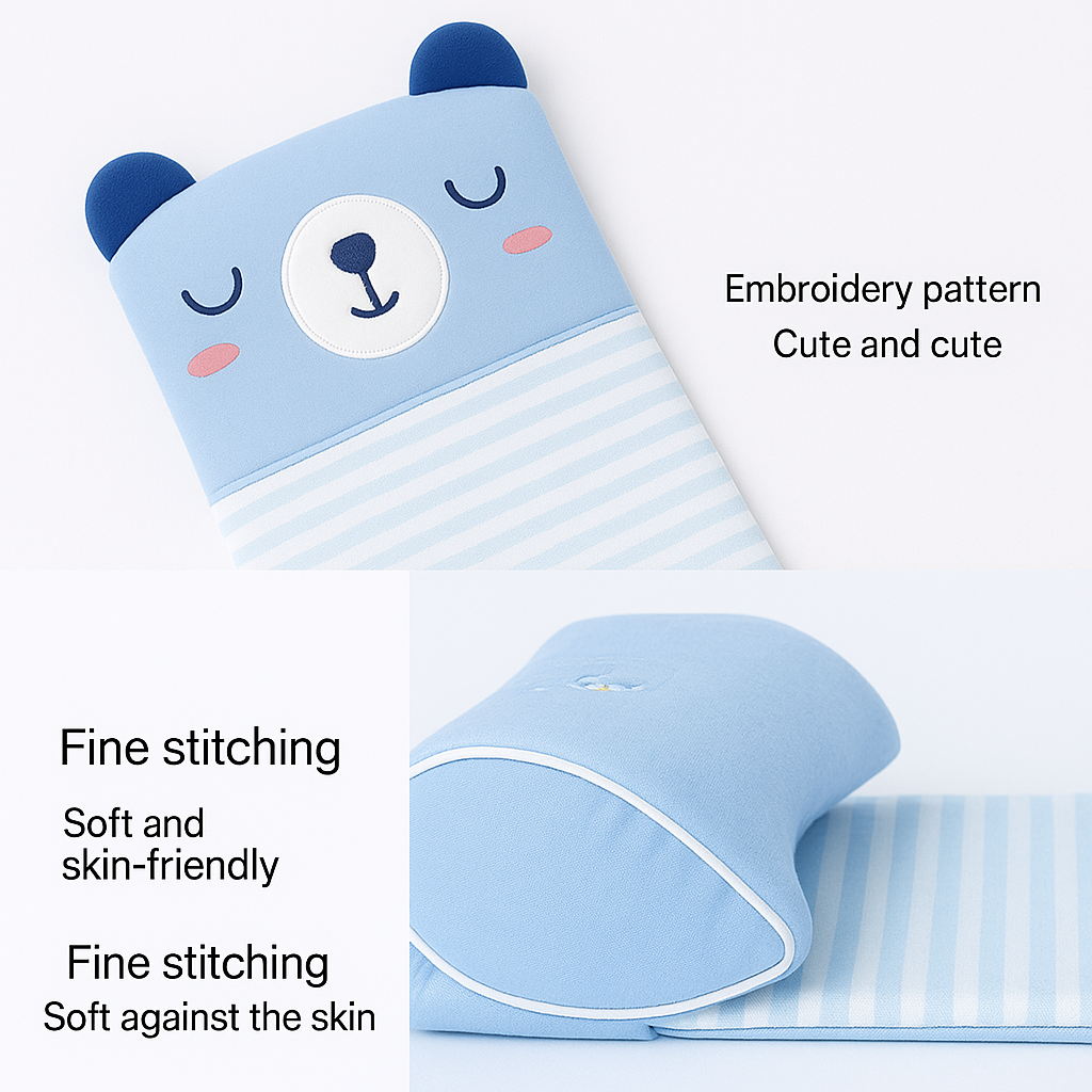 Baby Shaping Head Support Pillow - Assorted Colour